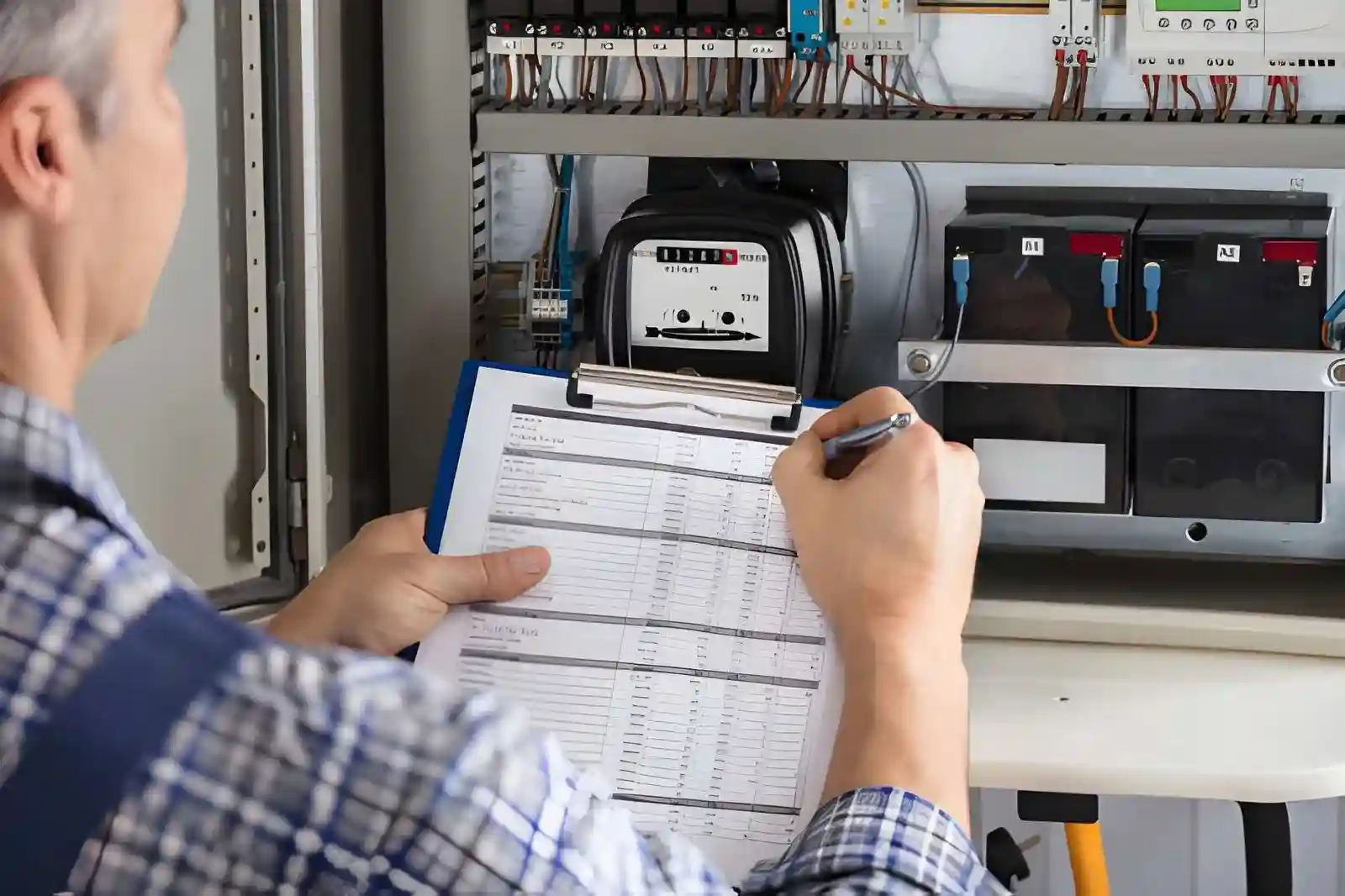 Gas electric safety certificate inspection in EPC commercial buildings ensuring property safety compliance and regulatory standards