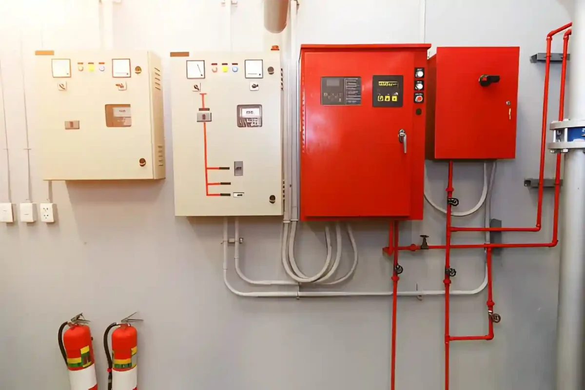 Risk factors that make fire system installation necessary, including building type, occupancy level, and fire hazards