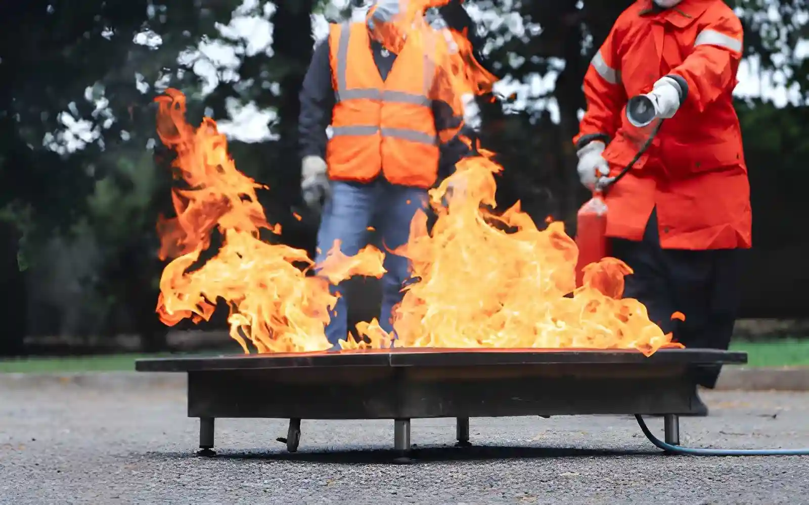 Fire safety solutions in a business building ensuring compliance
