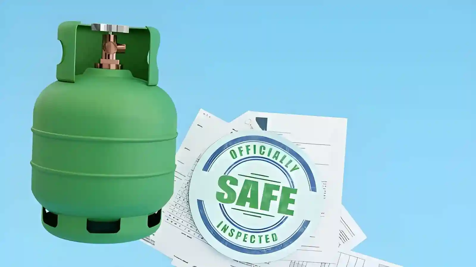 Gas engineer inspecting a Gas Safe installation certificate